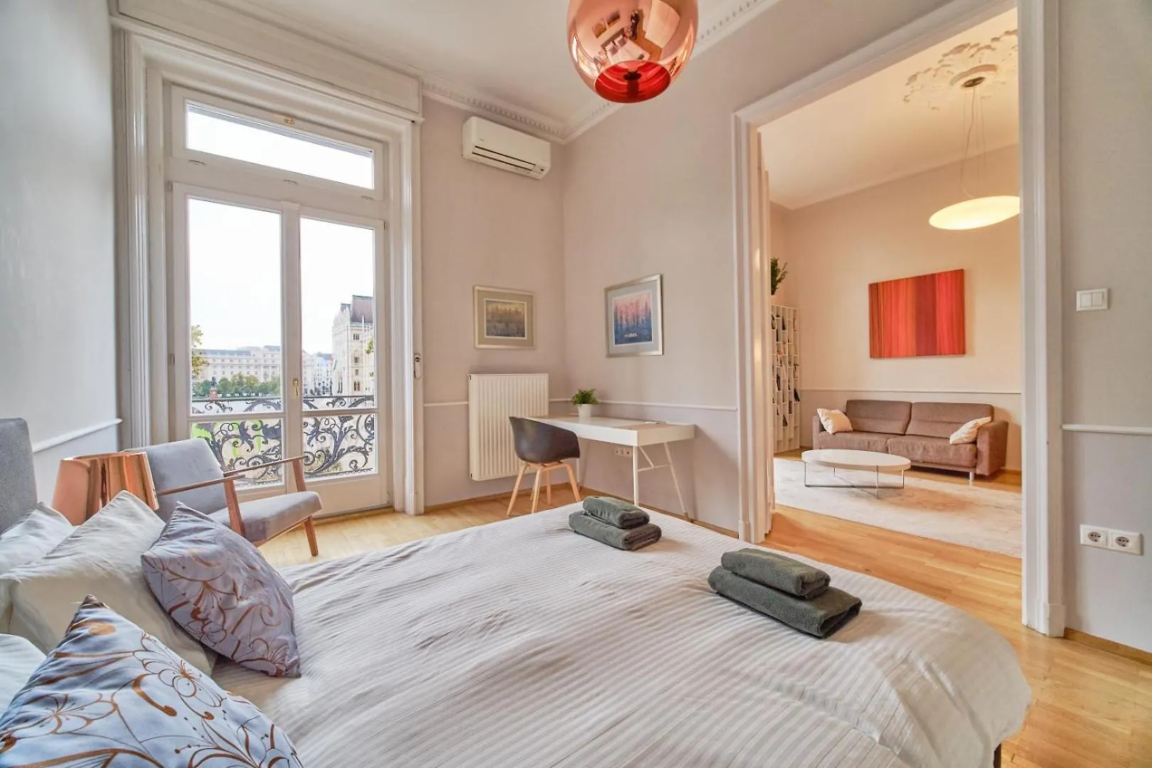 Charming Budapest Apartment With Parliament Views